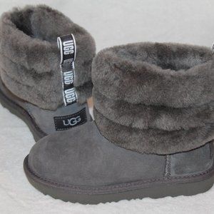 NIB UGG TODDLER INFANT‎ MINI SHEARLING SUEDE BOOTS